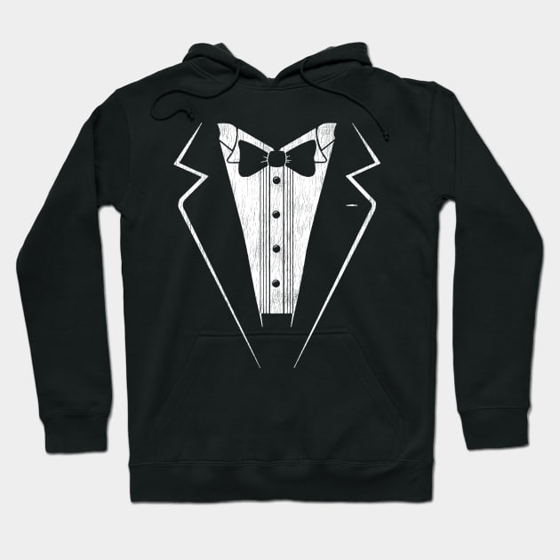 Classic Black Tuxedo Vintage Hoodie by kaulang